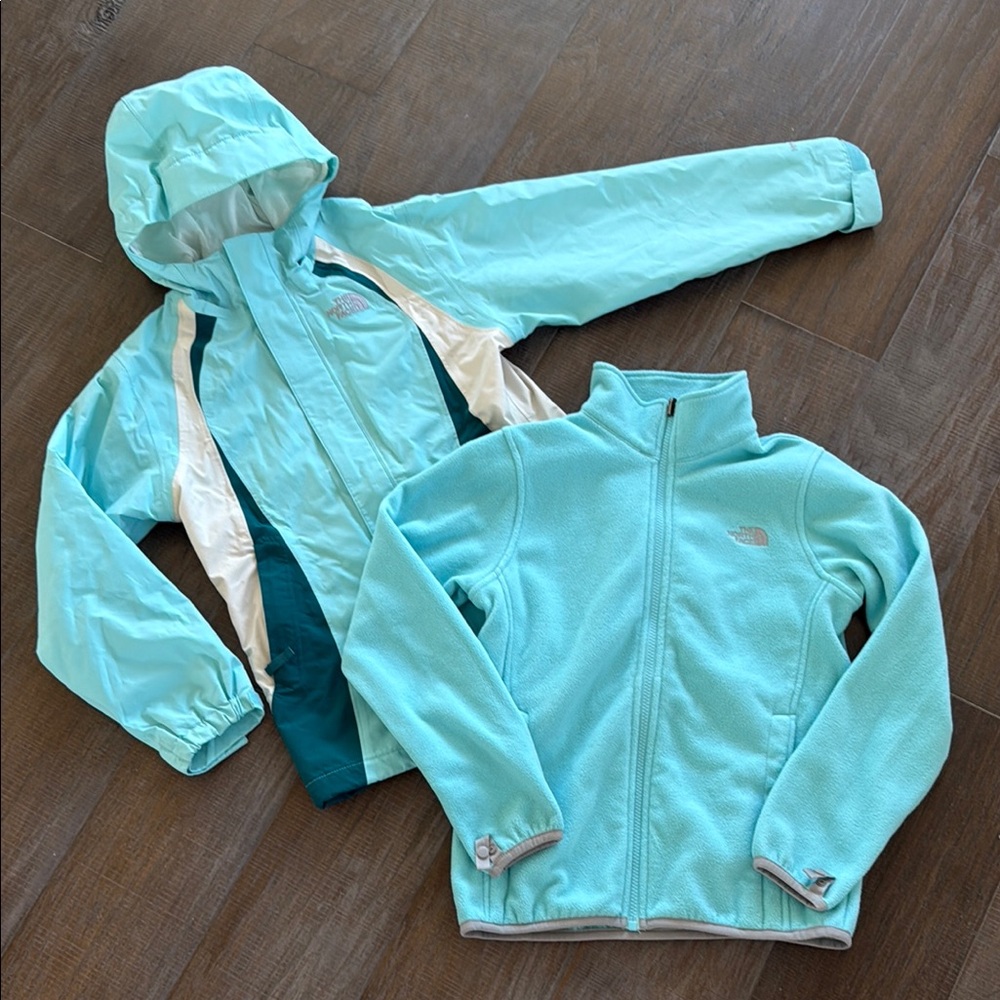 THE NORTH FACE 3-in-1 Hyvent Girls Jacket (Size Medium 10/12)